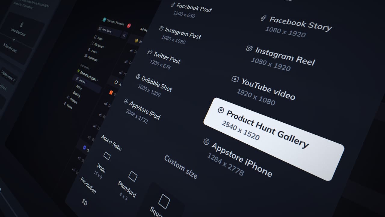 Export your creations.